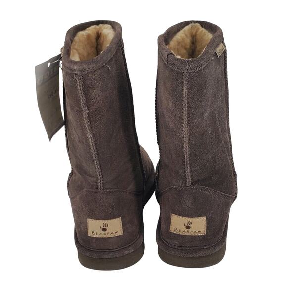 Bearpaw Dorado Unisex Size 6‎ Brown Suede Boots Hickory New - Picture 2 of 7